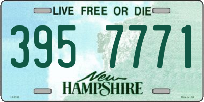 NH license plate 3957771