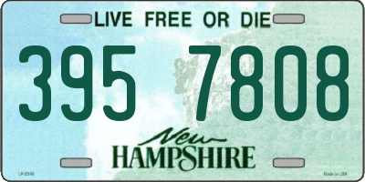 NH license plate 3957808
