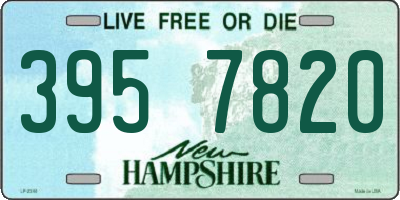 NH license plate 3957820