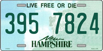 NH license plate 3957824
