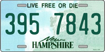 NH license plate 3957843
