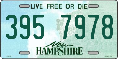 NH license plate 3957978
