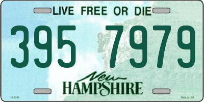 NH license plate 3957979