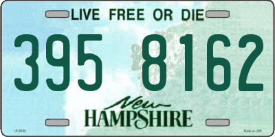 NH license plate 3958162