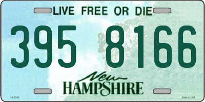 NH license plate 3958166