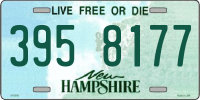 NH license plate 3958177