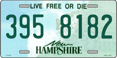NH license plate 3958182