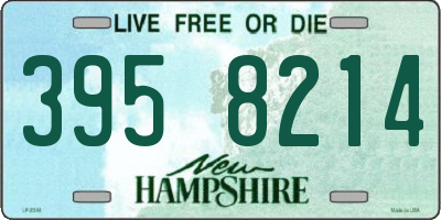 NH license plate 3958214