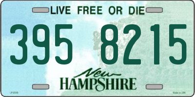 NH license plate 3958215