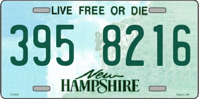 NH license plate 3958216