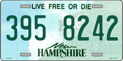 NH license plate 3958242