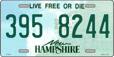 NH license plate 3958244