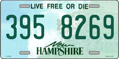 NH license plate 3958269