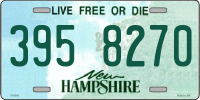 NH license plate 3958270