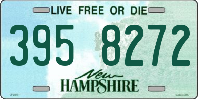 NH license plate 3958272