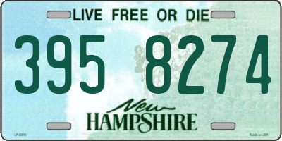 NH license plate 3958274