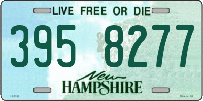 NH license plate 3958277