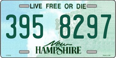 NH license plate 3958297