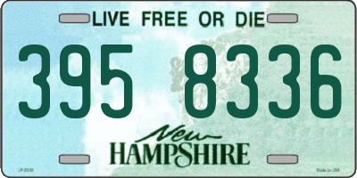 NH license plate 3958336