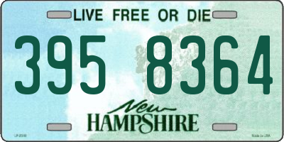 NH license plate 3958364