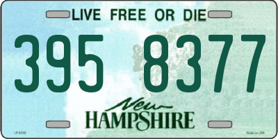 NH license plate 3958377