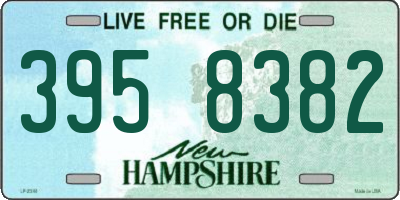 NH license plate 3958382