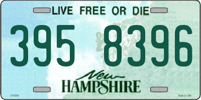 NH license plate 3958396