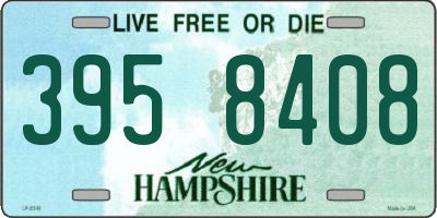 NH license plate 3958408