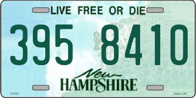NH license plate 3958410
