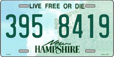 NH license plate 3958419