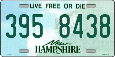 NH license plate 3958438