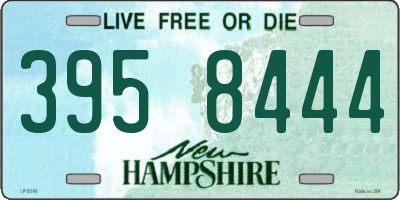 NH license plate 3958444