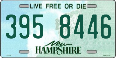 NH license plate 3958446