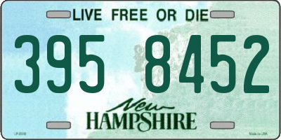 NH license plate 3958452