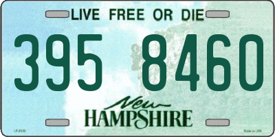 NH license plate 3958460