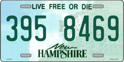 NH license plate 3958469