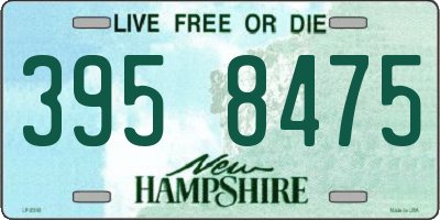 NH license plate 3958475