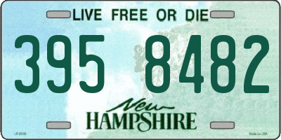 NH license plate 3958482