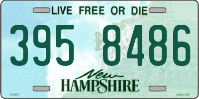 NH license plate 3958486