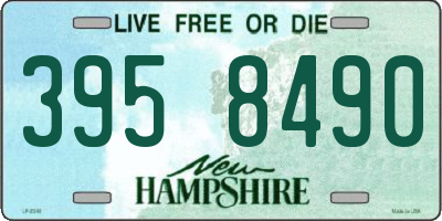 NH license plate 3958490