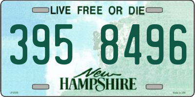 NH license plate 3958496