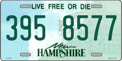 NH license plate 3958577