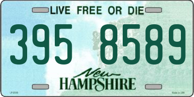 NH license plate 3958589