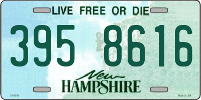 NH license plate 3958616