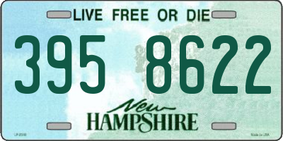 NH license plate 3958622