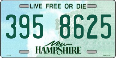 NH license plate 3958625