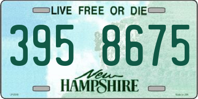 NH license plate 3958675