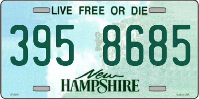 NH license plate 3958685