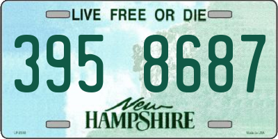 NH license plate 3958687