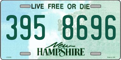 NH license plate 3958696